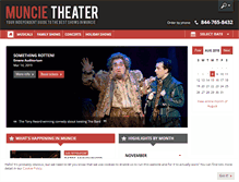 Tablet Screenshot of muncietheater.com